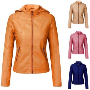 Faux Fur Jackets Plus Size – Women’s Leather Puffer Jacket
