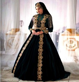 Muslim Evening Dress | Abaya Maxi Dress