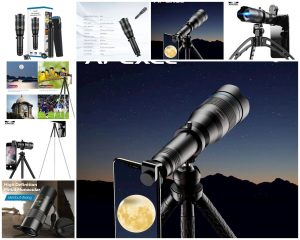 Apexel HD 60X Monocular Telescope For iPhone