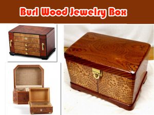 Burl Wood Jewelry Box
